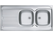 ALVEUS CLASSIC 100 teletetős rozsdamentes mosogató, 1200 x 600 mm, jobbos 1009085
