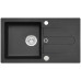 ALVEUS CORTINA 110 gránit mosogató, 750 x 420 mm, POP-UP, fekete