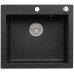 ALVEUS CORTINA 160 gránit mosogató, 570 x 500 mm, fekete 1133447