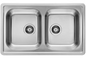 ALVEUS ELEGANT 40 rozsdamentes mosogató, 810 x 510 mm, szatén 1009383