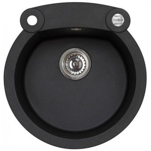 ALVEUS ROLL 10 gránit mosogató, 530 mm, fekete 91 1090969