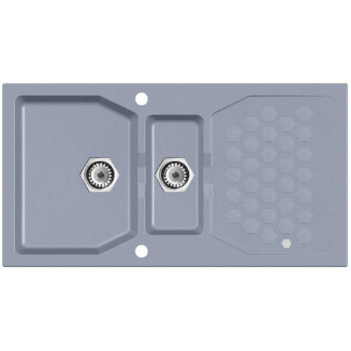 ALVEUS SENSUAL 70 gránit mosogató, 980 x 520 mm, granital plus steel 04