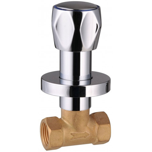 AQUALINE falbaépíthető szelep, 1/2", króm VP621 AQUALINE falbaépíthető szelep, 1/2", króm VP621