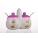 BANQUET Lavender kerámia fűszertartó kiskanállal, 2 x 210 ml 60ZF1097-A