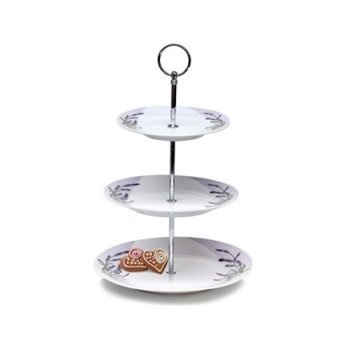 BANQUET Lavender háromszintes süteményes állvány 600003LAV BANQUET Lavender háromszintes süteményes állvány 600003LAV