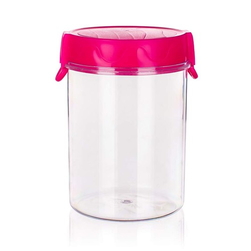 BANQUET műanyag tárolódoboz, 1,2 l, rózsaszín 557817R