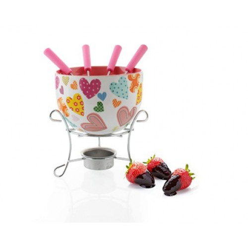 BANQUET Choco Hearts hat részes fondue készlet 17AA1202-A