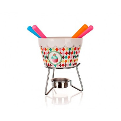 BANQUET Muffin hat részes fondue készlet 17AA1208-A BANQUET Muffin hat részes fondue készlet 17AA1208-A
