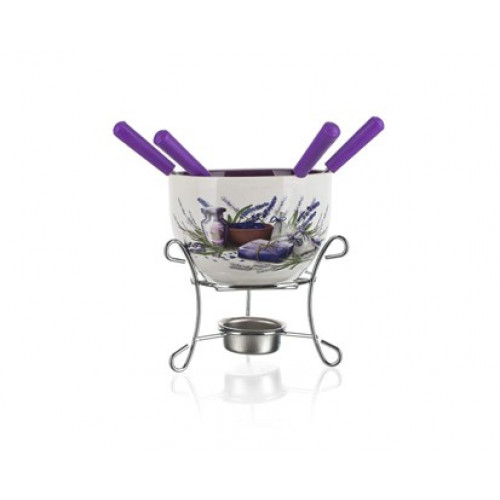 BANQUET Lavender hat részes fondue készlet 17AA1210-A