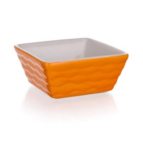 BANQUET Culinaria négyzet alakú sütőforma, narancssárga, 9,5 x 9,5 cm 60ZF16