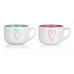 BANQUET Hearts kerámia bögre, 580 ml 60220031