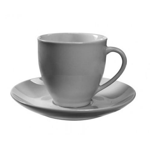 BANQUET porceláncsésze alátéttel, fehér, 200 ml 60411210-A