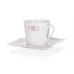 BANQUET La Plaza porceláncsésze alátéttel, fehér, 200 ml 604112103022