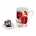 BANQUET Red Poppy kerámia teáskészlet, 340 ml 60HM08092-A