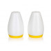 BANQUET Color Plus Yellow kerámia só- és borstartó szett, 8,6 cm 60338015Y