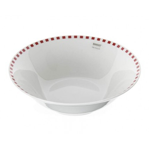 BANQUET Cubito Red porcelán tál, 22,9 cm 601492W112118