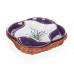 BANQUET Lavender kerámia kínálótál kosárban, 28 cm 601512LAV
