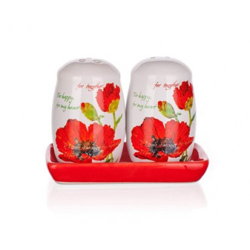 BANQUET Red Poppy só- és borstartó 60ZF1902RP BANQUET Red Poppy só- és borstartó 60ZF1902RP