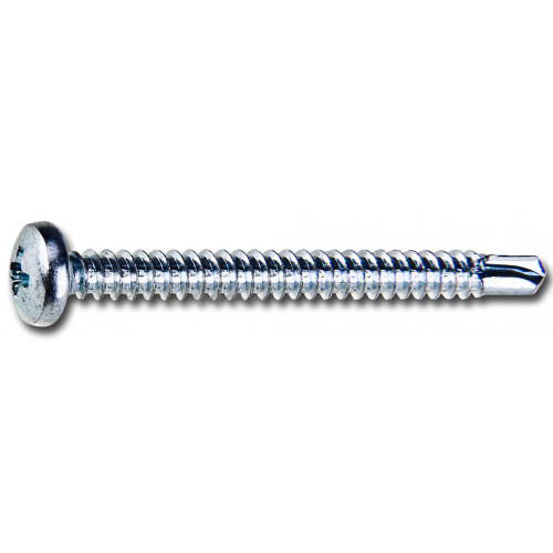 BARTON félgömbfejű kereszthornyú önfúró csavar, cink fehér, 3,5 x 13 mm, 30 db 31951