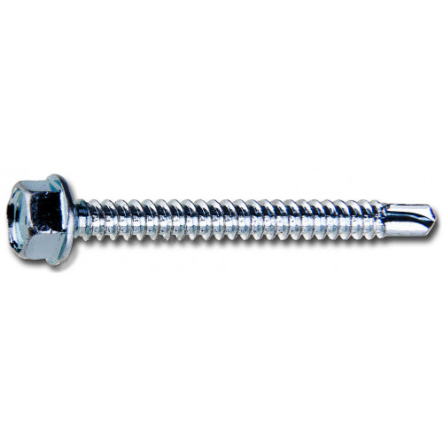 BARTON hatlapfejű önfúró csavar, cink fehér, 6,3 x 32 mm, 5 db 32000 BARTON hatlapfejű önfúró csavar, cink fehér, 6,3 x 32 mm, 5 db 32000