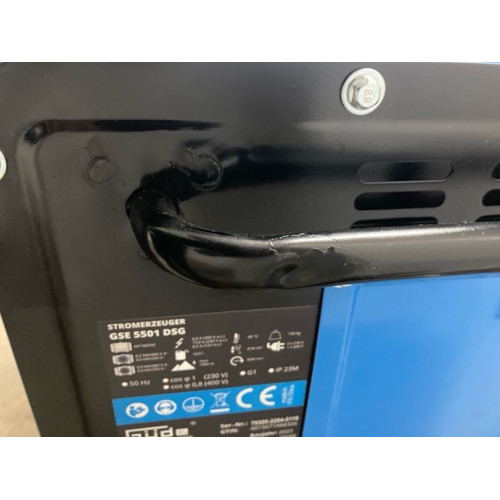 KIÁRUSÍTÁS GÜDE GSE 5501 DSG áramfejlesztő 40588 SZERVIZELT, SÉRÜLT
