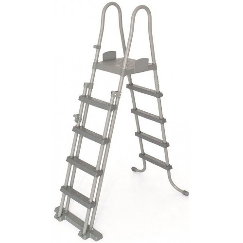 KIÁRUSÍTÁS BESTWAY biztonsági medencelétra, 132 cm 58332 SÉRÜLT CSOMAGOLÁS!
