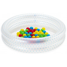 BESTWAY felfújható gyerekmedence labdákkal, 91 x 20 cm, kék 51141