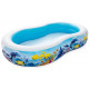 BESTWAY Family Pool Sea Lagoon felfújható medence, 262 x 157 x 46 cm 54118
