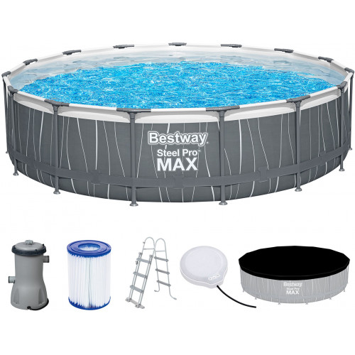 BESTWAY Steel Pro Max Fémvázas medence szett, 457 x 107 cm 561GD