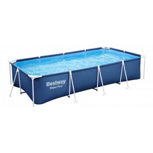 BESTWAY Steel Pro Fémvázas medence, 400 x 211 x 81 cm 56405