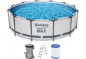 BESTWAY Steel Pro Max Fémvázas medence szett, 366 x 100 cm 56418