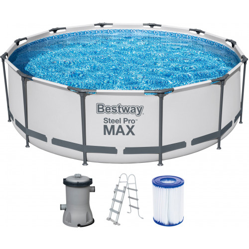 BESTWAY Steel Pro Max Fémvázas medence szett, 366 x 100 cm 56418