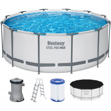 BESTWAY Steel Pro Max fémvázas medence szett, 366 x 122 cm 56420