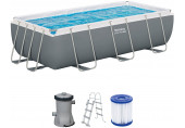 BESTWAY Power Steel Fémvázas medence szett, 404 x 201 x 100 cm 56441