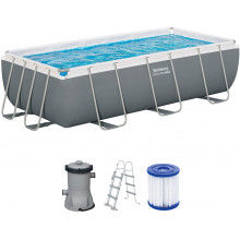 BESTWAY Power Steel Fémvázas medence szett, 404 x 201 x 100 cm 56441