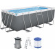 BESTWAY Power Steel Fémvázas medence szett, 412 x 201 x 122 cm 56456