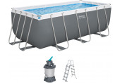 BESTWAY Steel Pro Max fémvázas medence szett, 412 x 201 x 122 cm 56457