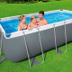 BESTWAY Power Steel Fémvázas medence szett, 412 x 201 x 122 cm 56457