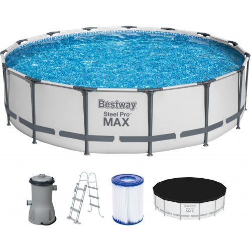 BESTWAY Steel Pro Max fémvázas medence szett, 457 x 107 cm 56488