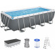 BESTWAY Steel Pro Max Medence szett, 488 x 244 x 122 cm, papírszűrős vízforgató 56670
