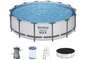 BESTWAY Steel Pro Max Fémvázas medence szett, 427 x 107 cm 56950