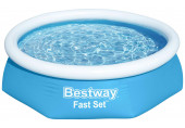 BESTWAY Fast Set medence vízforgató nélkül, 244 x 61 cm 57448