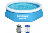 BESTWAY Fast Set felfújható medence, 244 x 61 cm 57450
