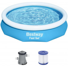 BESTWAY Fast Set felfújható medence, 305 x 66 cm 57458