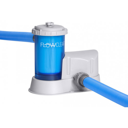 BESTWAY Flowclear átlátszó papírszűrős vízforgató, 5.678 l/h 58675