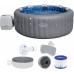 BESTWAY Lay-Z-Spa Santorini EnergySense HydroJet Pro Felfújható jakuzzi, 216 x 80 cm 6001T