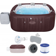 BESTWAY Lay-Z-Spa Maldives HydroJet Pro Felfújható jakuzzi, 201 x 201 x 80 cm 6001U