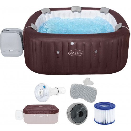 BESTWAY Lay-Z-Spa Maldives HydroJet Pro Felfújható jakuzzi, 201 x 201 x 80 cm 6001U BESTWAY Lay-Z-Spa Maldives HydroJet Pro Felfújható jakuzzi, 201 x 201 x 80 cm 6001U