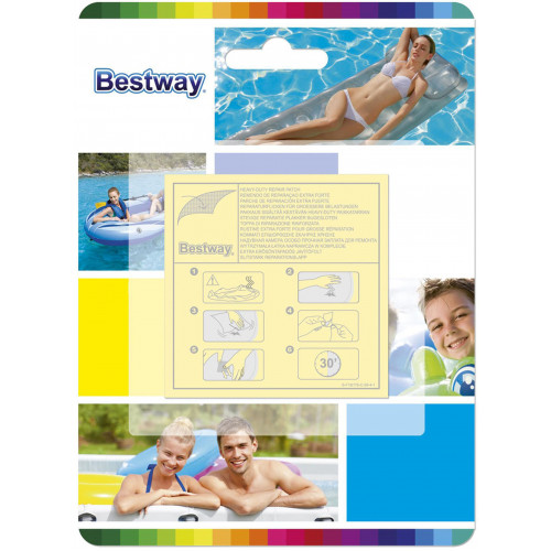 BESTWAY medence javítókészlet, 6,5 x 6,5 cm, 10 db 62068