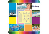 BESTWAY Medence javítókészlet, 6,5 x 6,5 cm, 10 db 62091